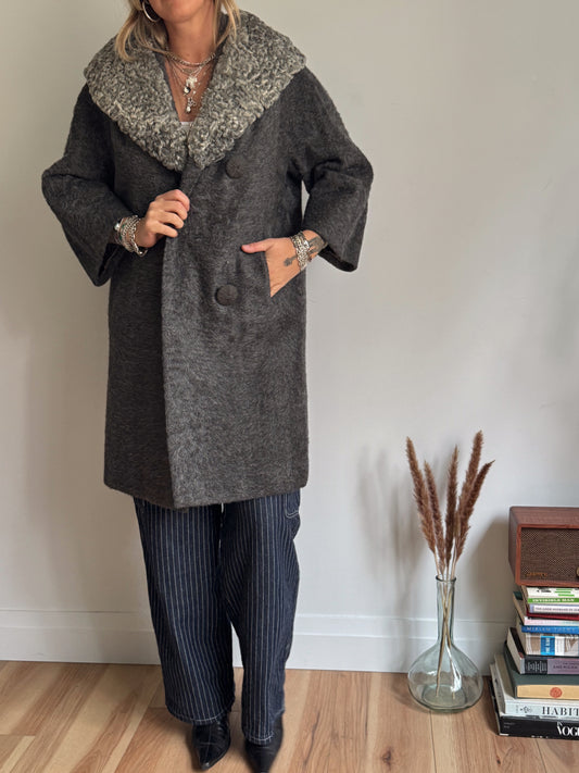 persian lamb wool coat