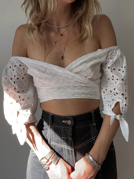 boho wrap blouse