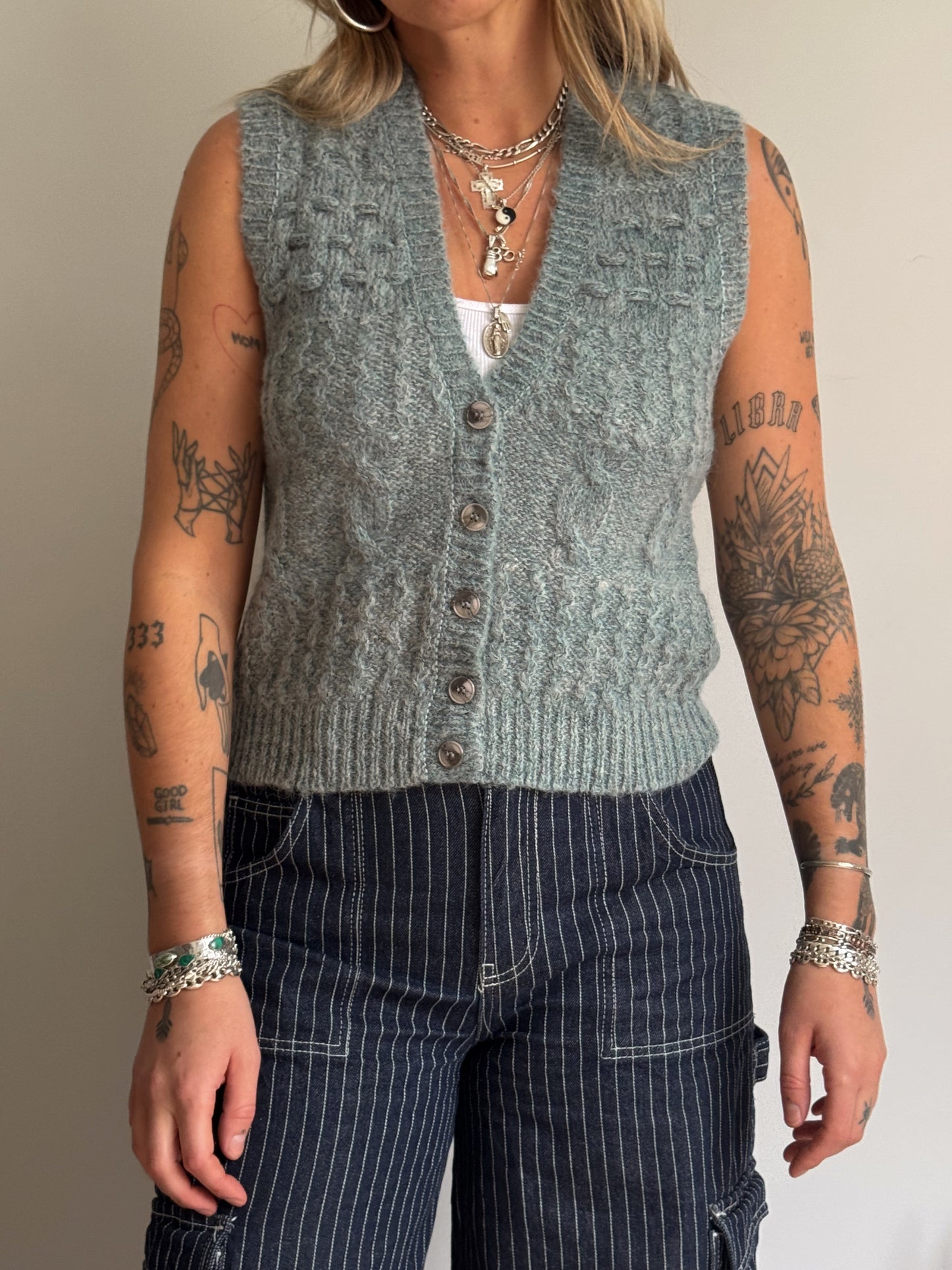 knit grandpa vest