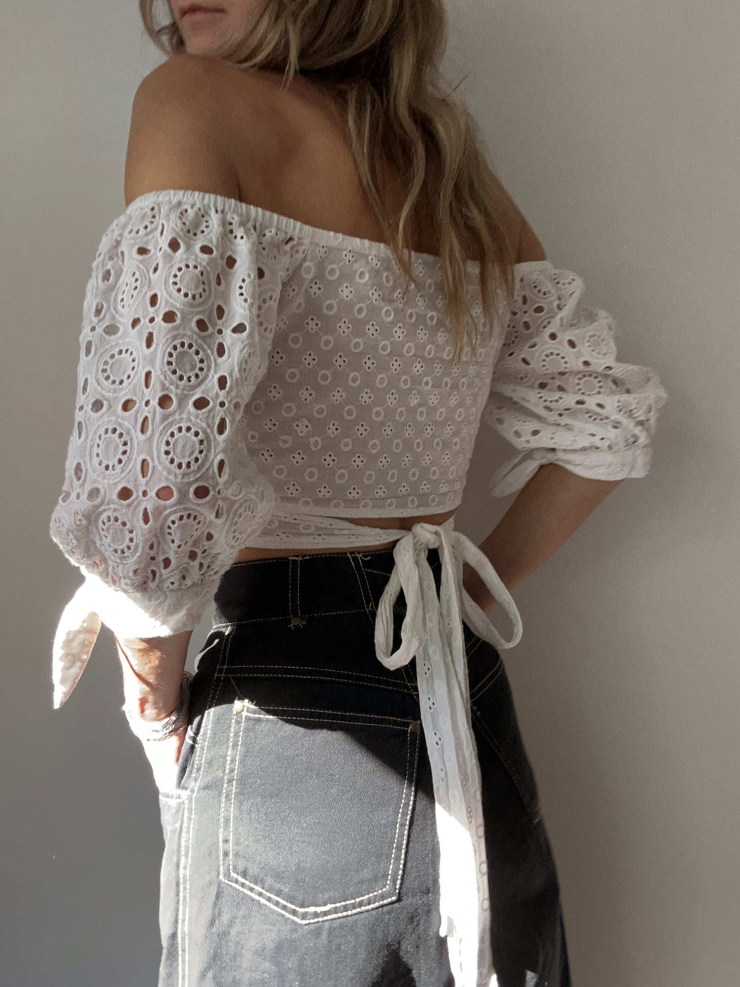 boho wrap blouse