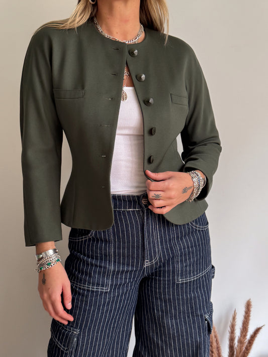 vintage cropped blazer