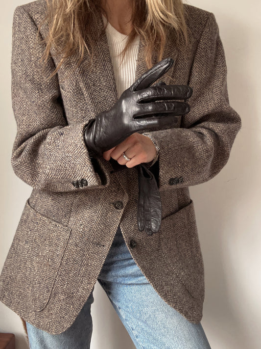 leather gloves