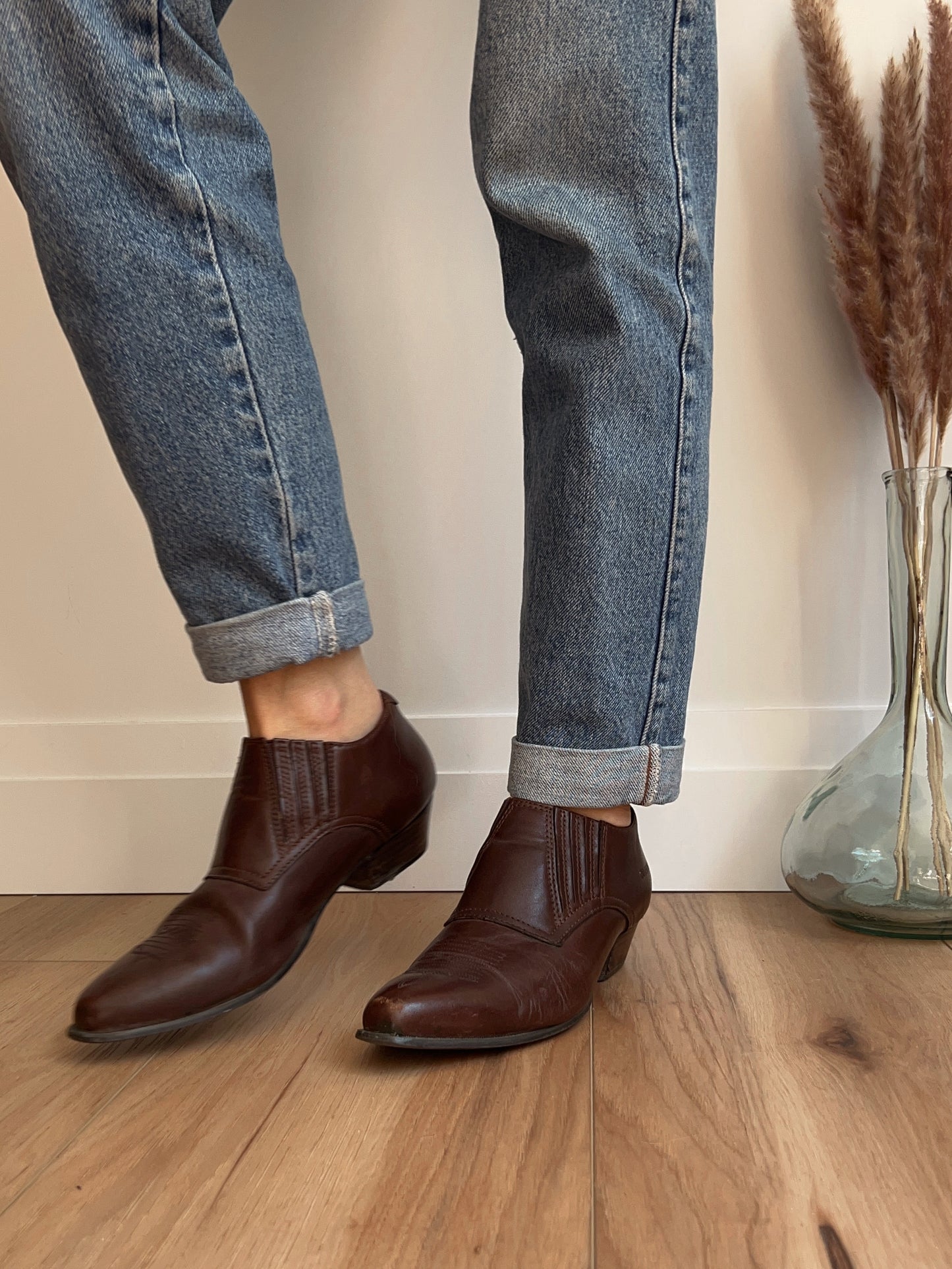 vintage western booties